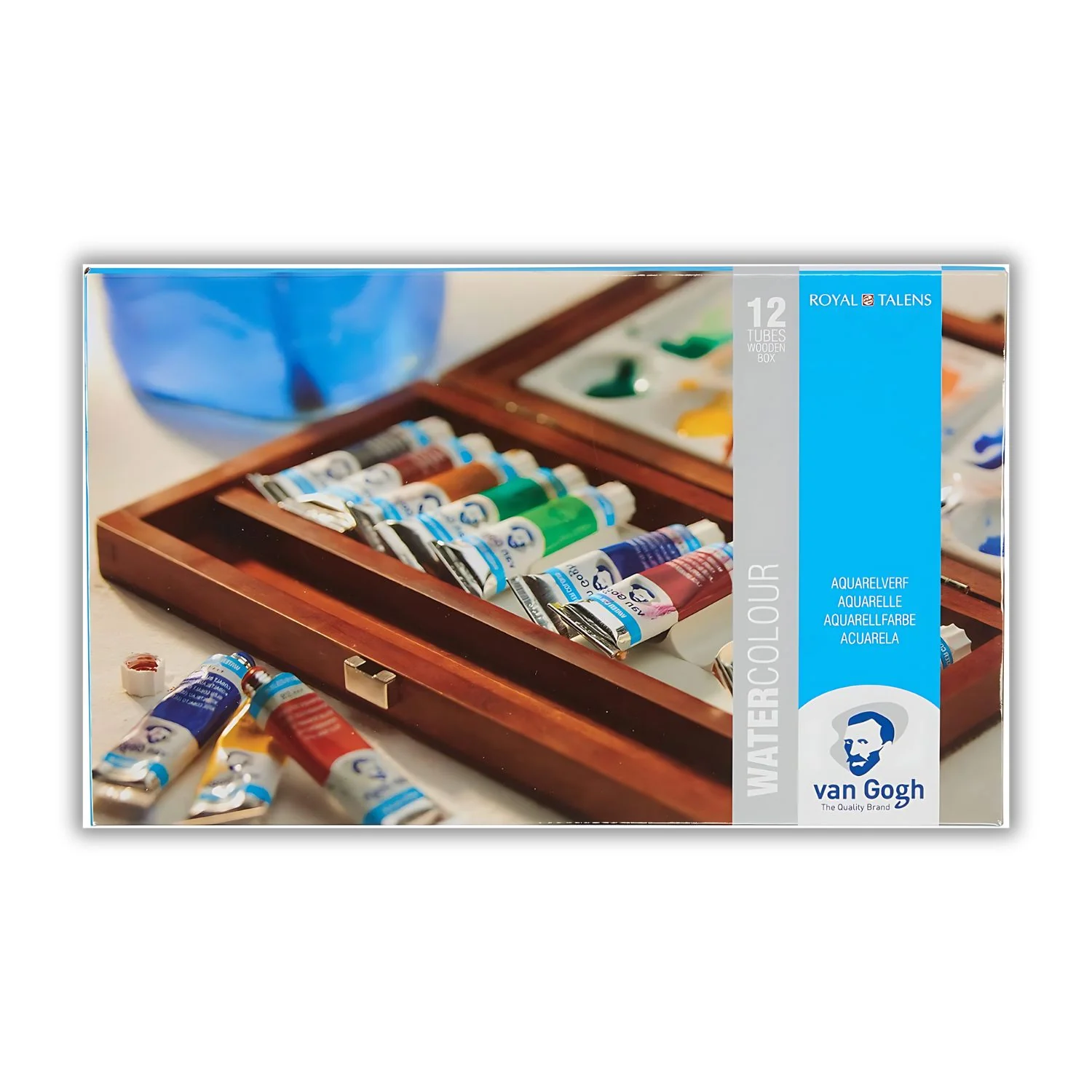 Van Gogh - Set 12 Acuarelas en Caja de Madera Tubos 10 ml + Accesorios - Image 4