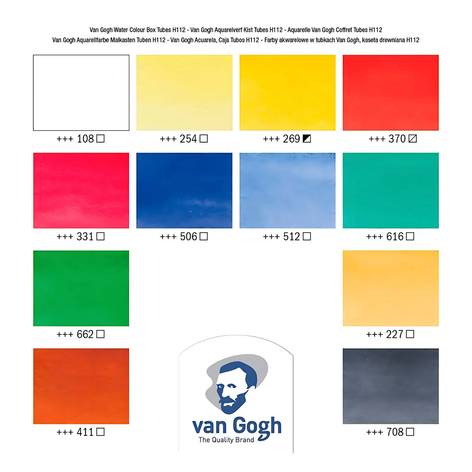 Van Gogh - Set 12 Acuarelas en Caja de Madera Tubos 10 ml + Accesorios - Image 7