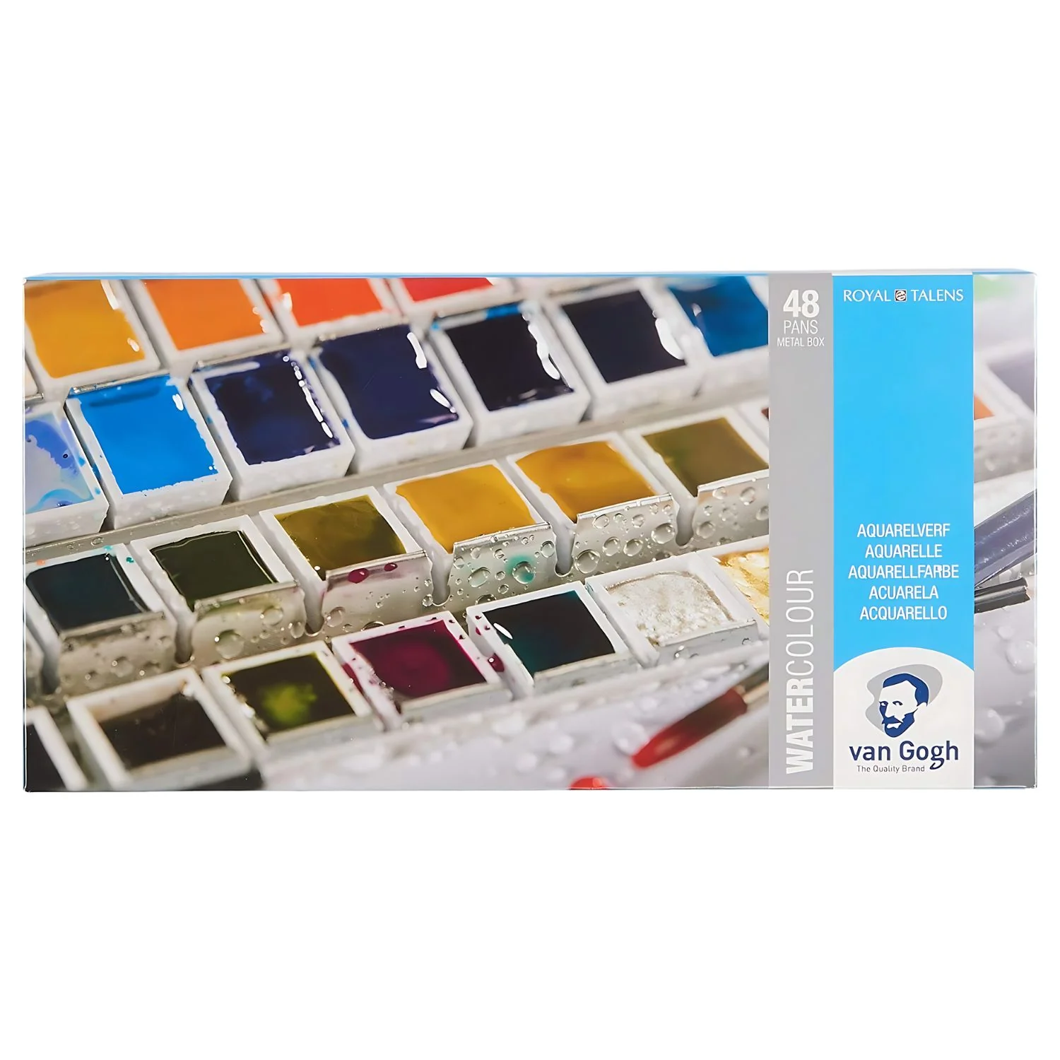Van Gogh - Set 48 Acuarelas en Pastilla Caja Metálica - Image 3