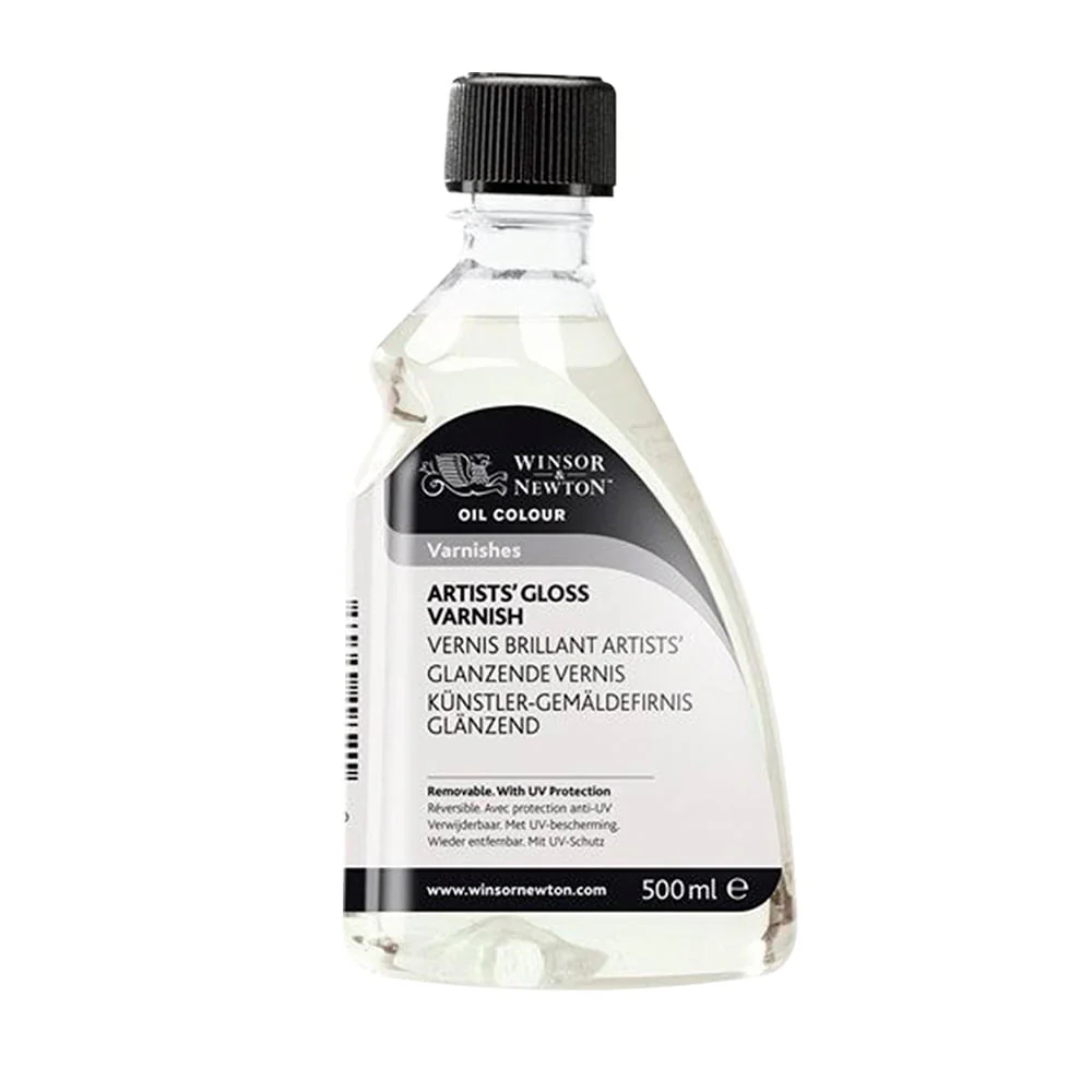 Winsor & Newton Oil Colour - Barniz Brillante Botella - Image 4