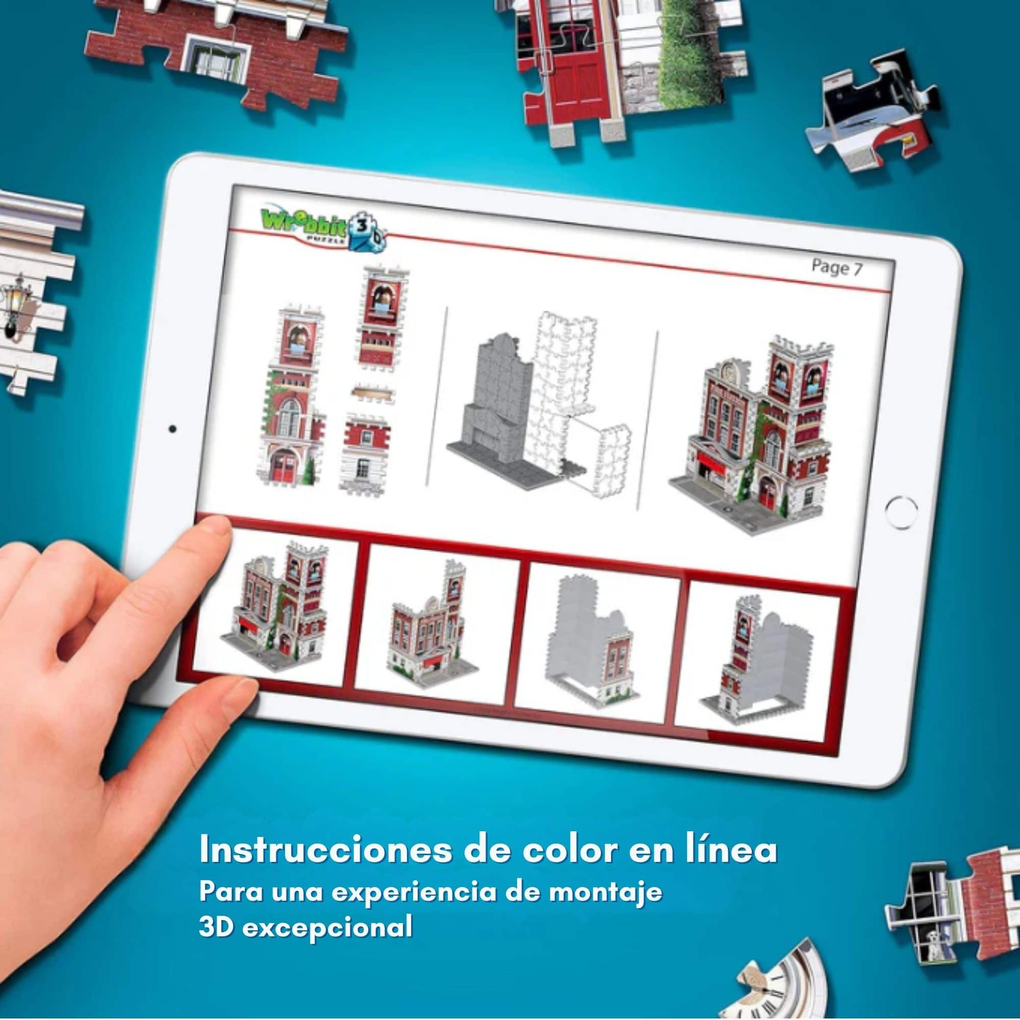 Wrebbit - Puzzle 3D Urbania Collection Fire Station - Image 7