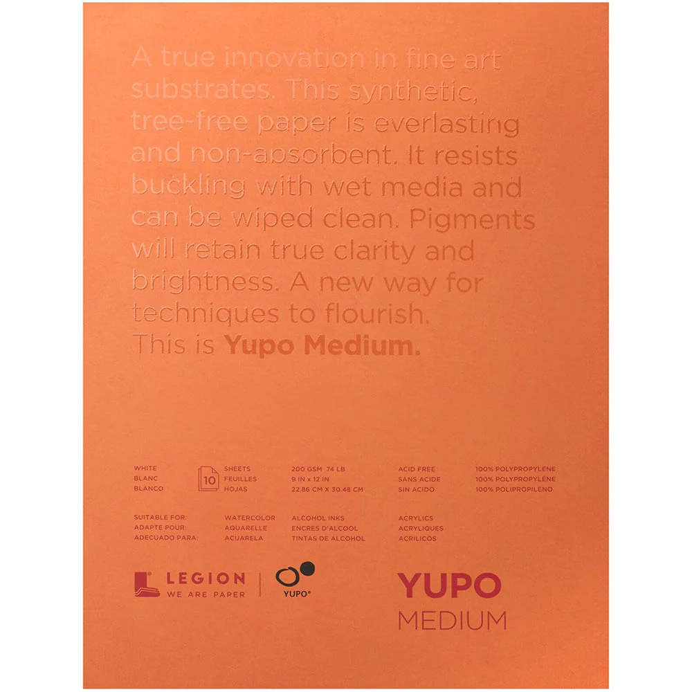 Yupo Medium - Block de Papel Sintético 10 h 200 gm2 Blanco - Image 9